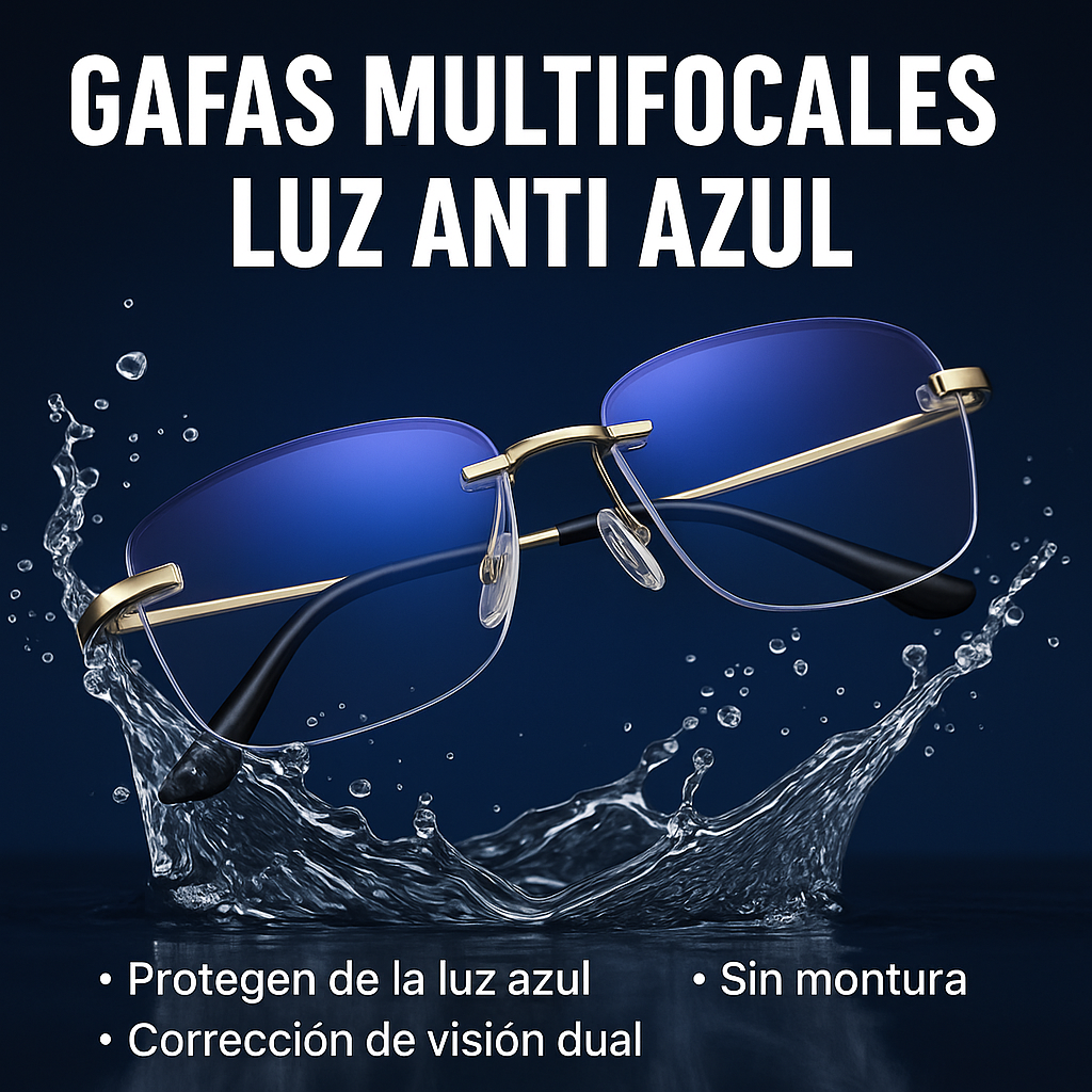 Visión perfecta sin mareos: Gafas PROGRESIVAS Compatibles con Astigmatismo + Funda GRATIS 🎁