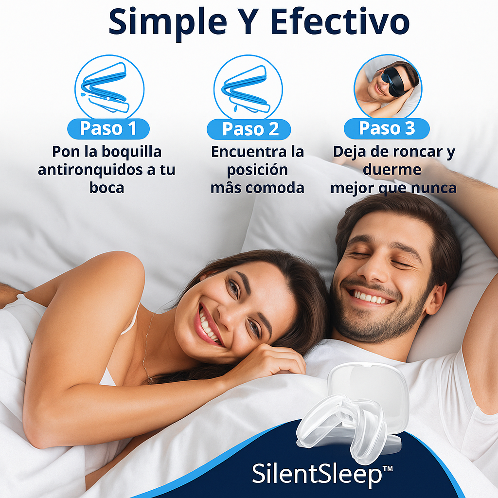 SilentSleep™ Bucal Antirronquidos/Apnea - TRENDFINDER (2025)