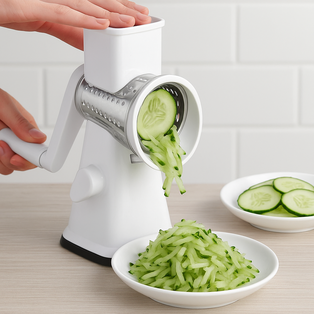 Cortes profesionales en casa con el RALLADOR GOURMET 3 en 1 👨‍🍳