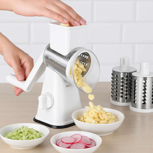 Ahorra tiempo cocinando con el RALLADOR 3 en 1 🧑‍🧑‍🧒‍🧒