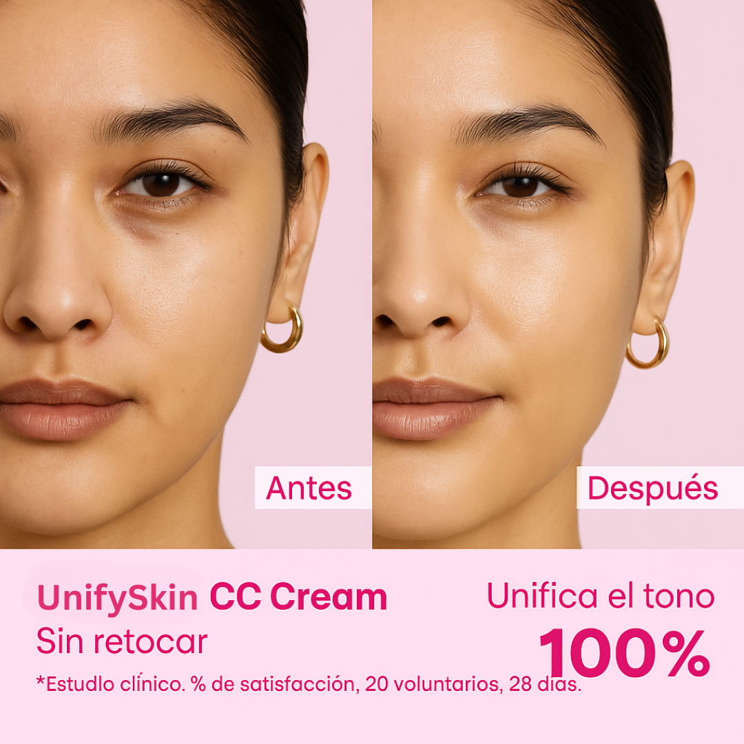 UnifySkin™ CC Cream | Corrige, Hidrata y Protege en un Solo Paso