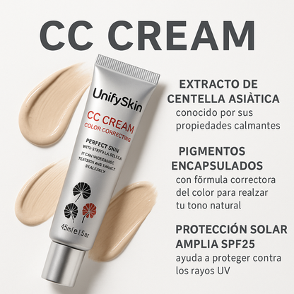 UnifySkin™ CC Cream | Corrige, Hidrata y Protege en un Solo Paso