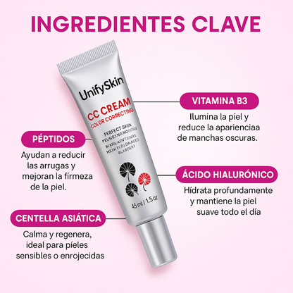 UnifySkin™ CC Cream | Corrige, Hidrata y Protege en un Solo Paso