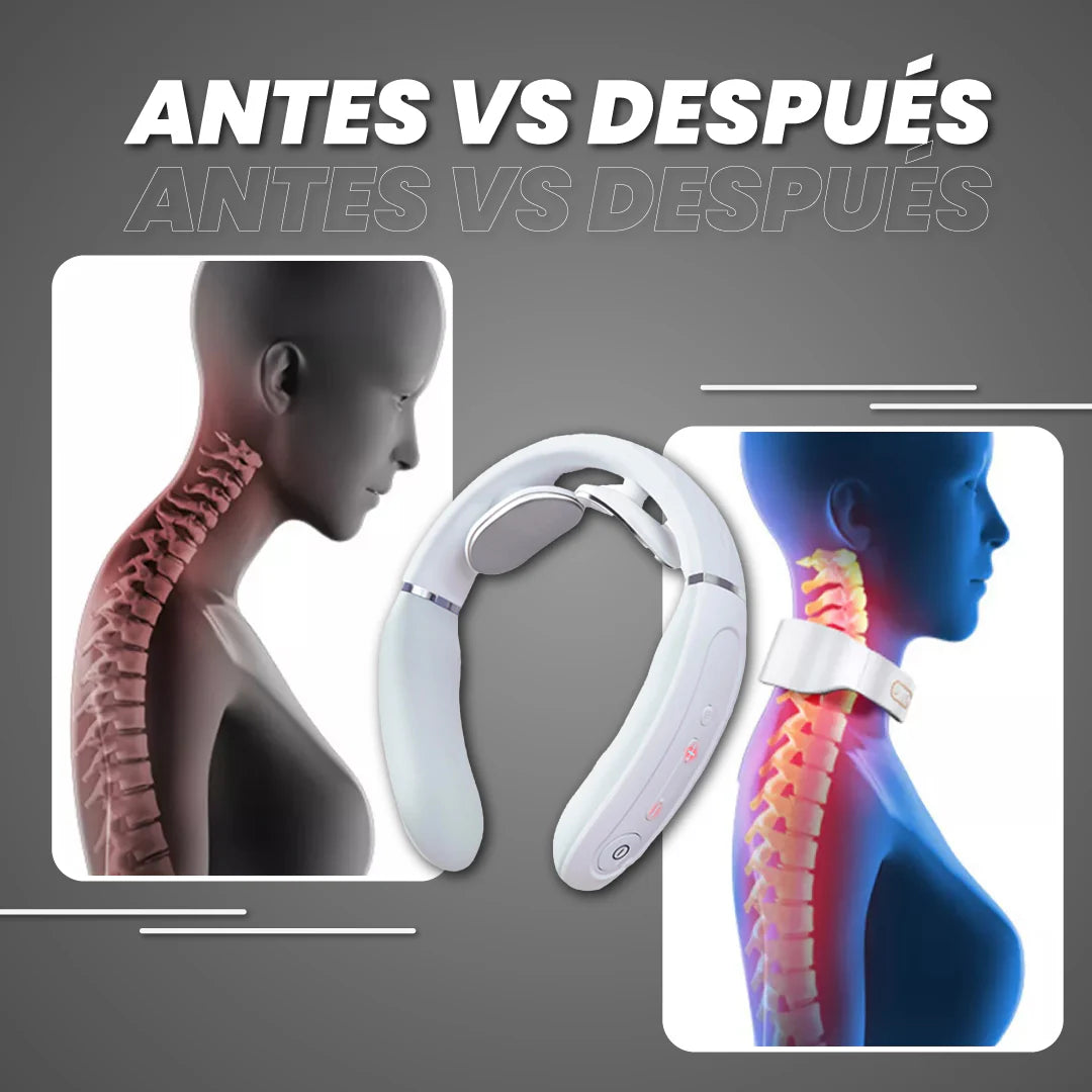 Recupera movilidad sin dolor con nuestro Masajeador Cervical con Calor Terapéutico y Estimulación Suave