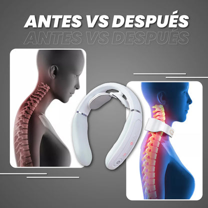 Recupera movilidad sin dolor con nuestro Masajeador Cervical con Calor Terapéutico y Estimulación Suave