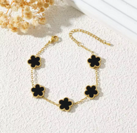 Pulsera Flor Negra ⚫️