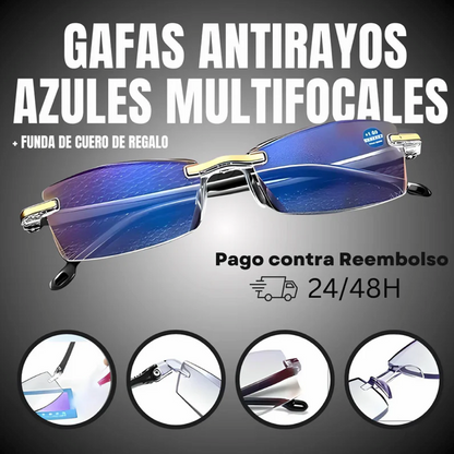 Visión perfecta sin mareos: Gafas PROGRESIVAS Compatibles con Astigmatismo + Funda GRATIS 🎁
