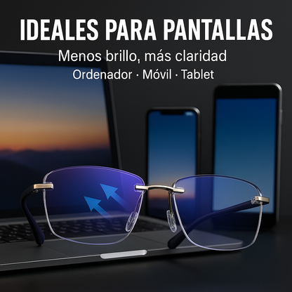 Visión perfecta sin mareos: Gafas PROGRESIVAS Compatibles con Astigmatismo + Funda GRATIS 🎁