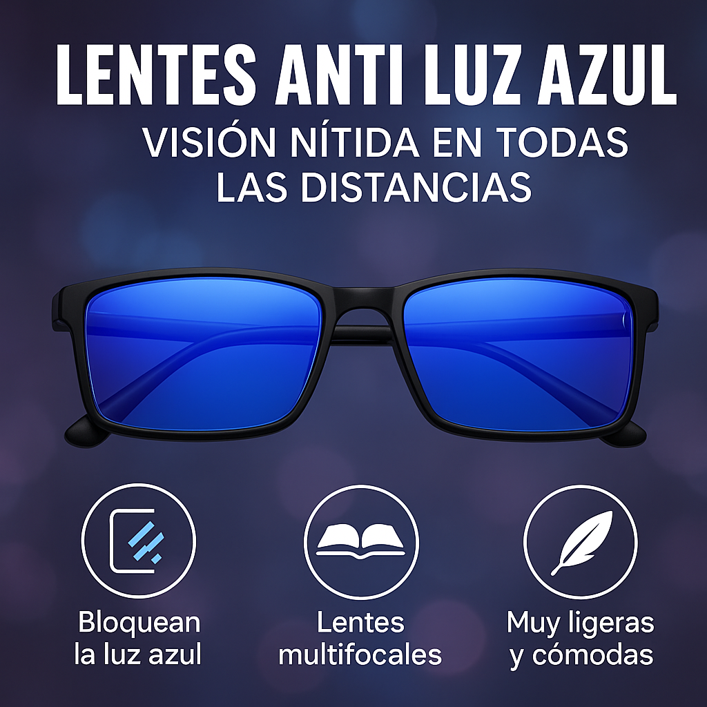 Protege tu vista todo el día con nuestras Gafas PROGRESIVAS y ANTIDOLOR de Ojos