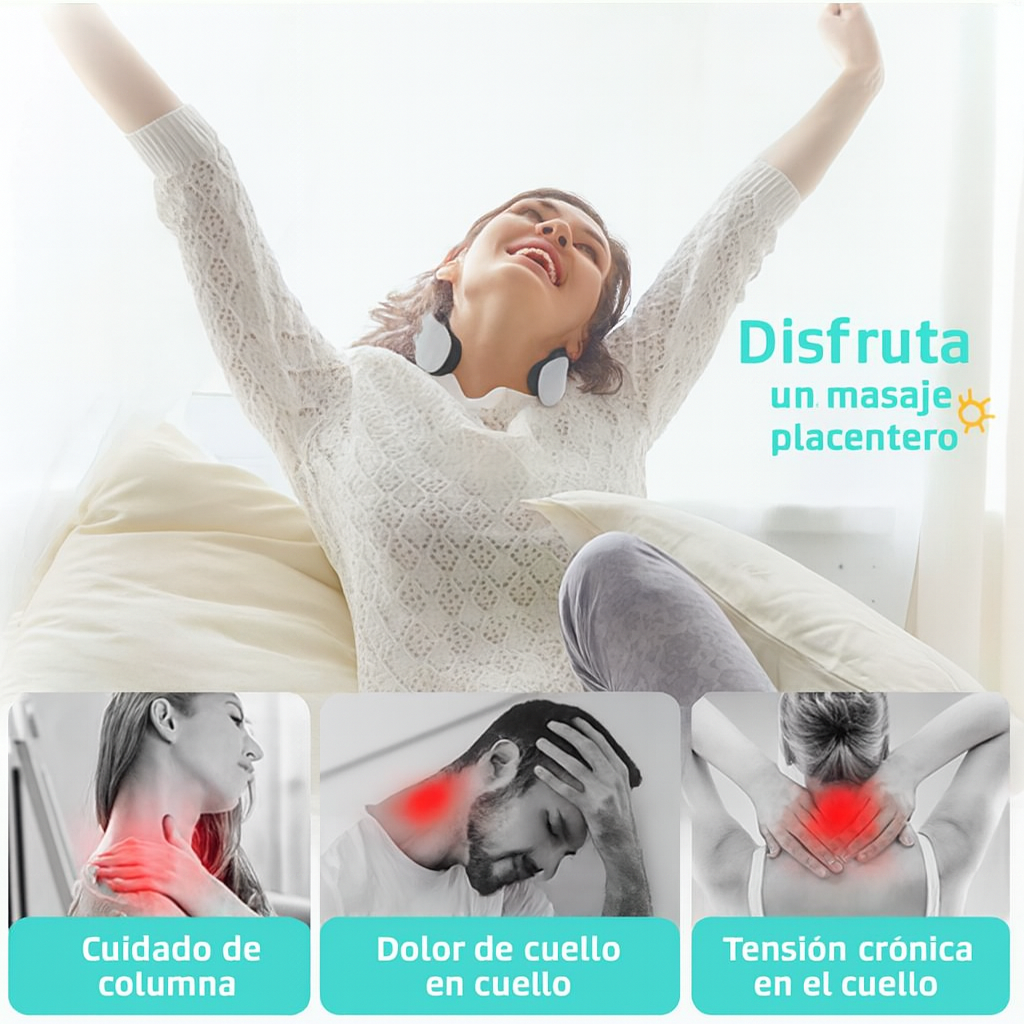 Acelera tu recuperación muscular con nuestro Masajeador Cervical EMS