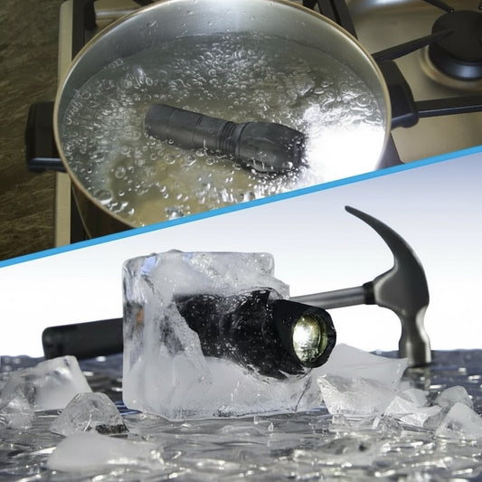 Explora sin límites con nuestra Linterna LED X22: luz potente y resistente para camping, pesca y caza