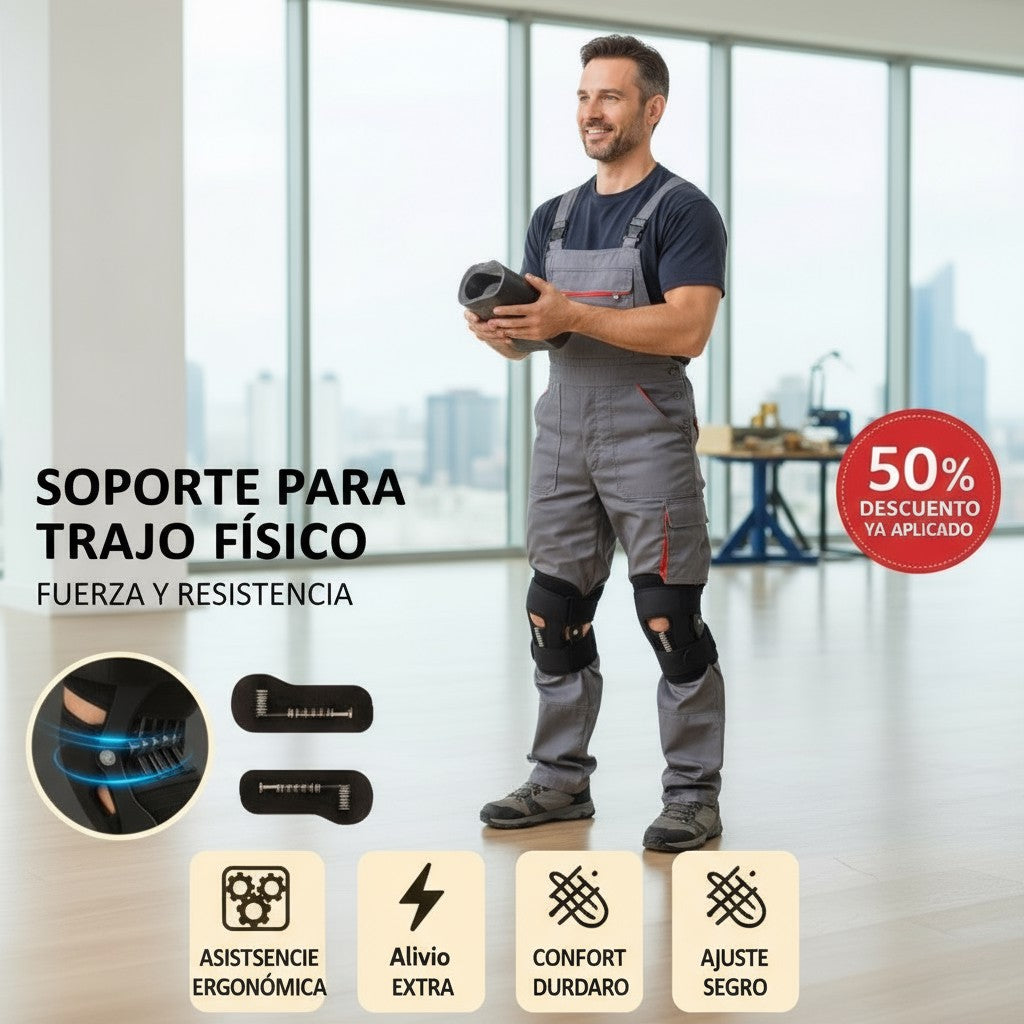 Soporte firme en cada jornada sin fatiga con nuestra RODILLERA PROFESIONAL ANTIDESLIZANTE