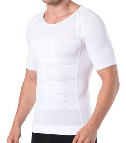 Define tu abdomen al instante con nuestra CAMISETA ESTILIZANTE invisible bajo la ropa